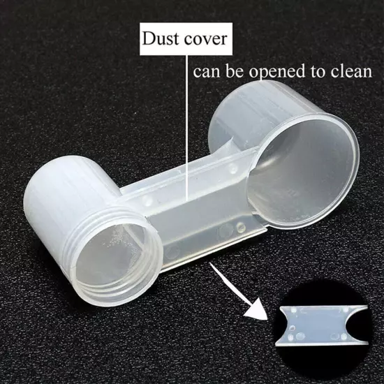 2-20x Pet Bird Feeder Drinker Cup Water Bottle Chicken Quail Poultry Dove Pigeon