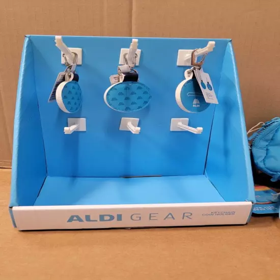 Lot Of 2 Aldi GEAR Belt Bag 3 Keychains With Pack Retail Display 