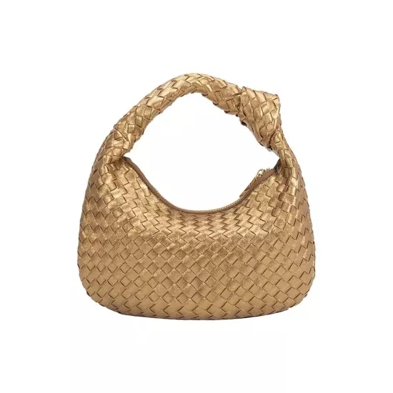 Melie Bianco Brigitte Satchel Mini Edition (Drew) Vegan Woven Knot Bag ANTHRO!