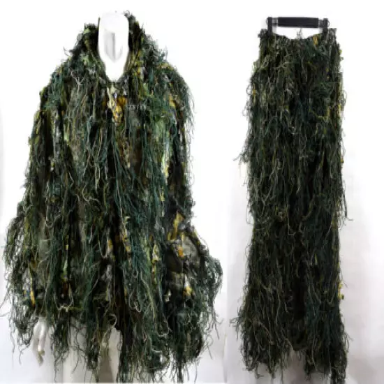 Camouflage Woodland Leafy 3D Yowie Ghillie Suit Bionic 