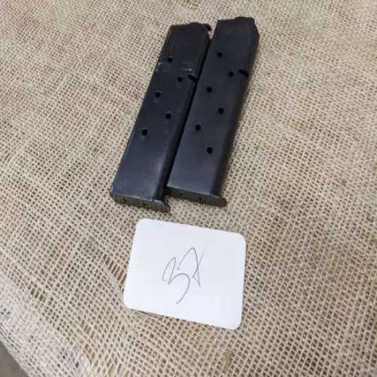 1911 1911A1 magazines set of 2 7 round blue