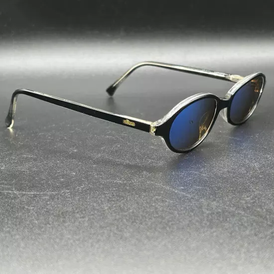 Revo 1118/061 VTG Sunglasses Black Flex Reflective France Used w/ Case