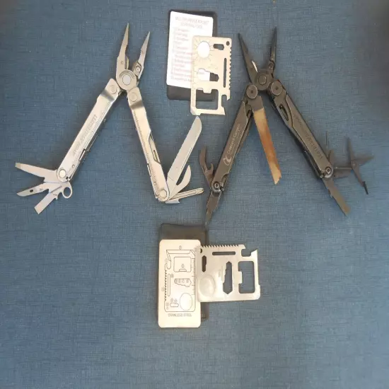 Leatherman Wave Plus N rebar Folding Multi Tools n 2 others