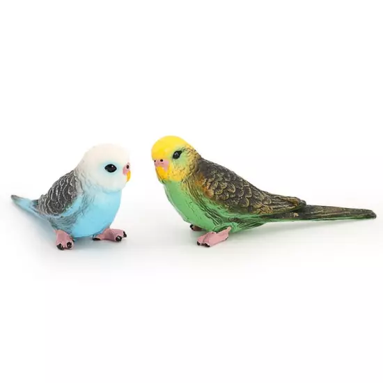 Parrot Animal Mod Budgie Parrot Bird Figurine Parakeet Birds Garden Orname D1P0