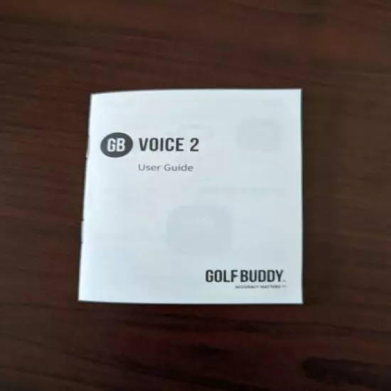 GB Voice 2 by GolfBuddy Blue Open Box Bundled with Charging Cable Measuring Tool