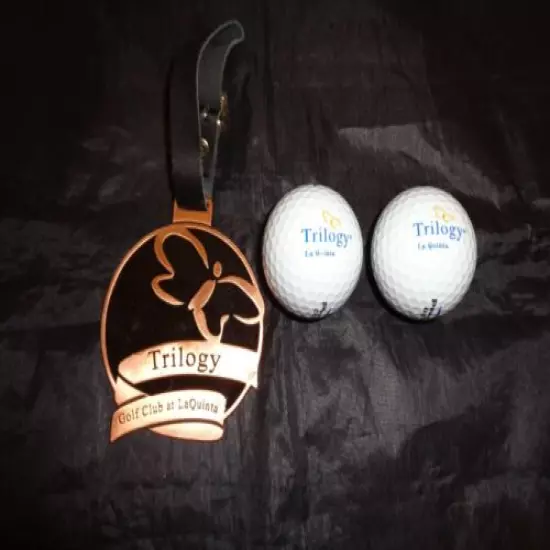 Trilogy Skin Game Bag Tag & Golf Balls La Quinta CA