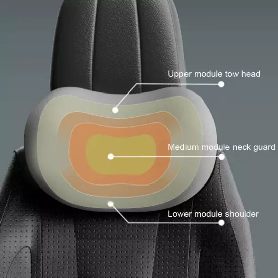 Car Headrest Pillows Universal Auto Waist Cushion Protector Head Neck Pillow