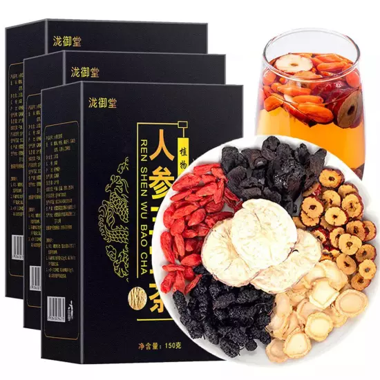 Kidney Tea Formula Ginseng Six Treasure Tea, Kidney Tea Chinese Herbal Tea 2024