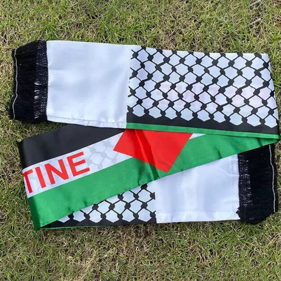 Palestine Flag Scarf KEFFIYEH Jerusalem FREE Gaza Islamic Gift*2024