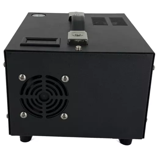 30Mpa/4500Psi PCP Air Compressor Manual-Stop High Pressure Built-in Fan 12V/110V