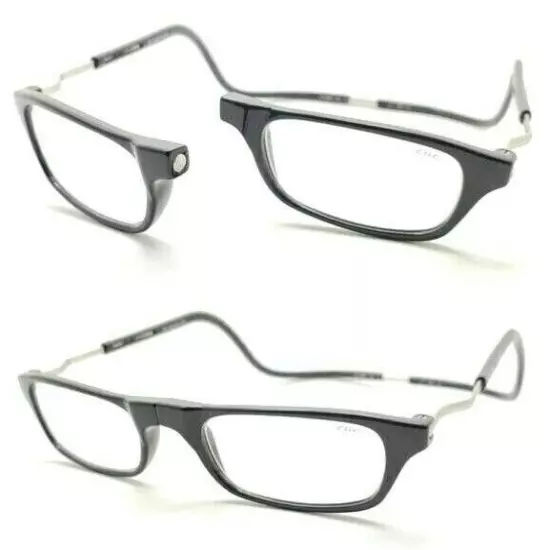 Clic Original Expandable Magnetic Magnified Readers Black, Clear, Tortoise, Grey