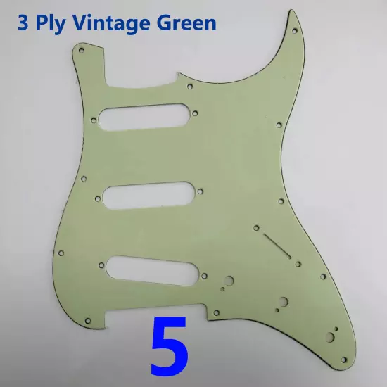 Guitar Prewired Loaded Strat Pickguard with Coil Splitting Alnico5 Pickup for ST