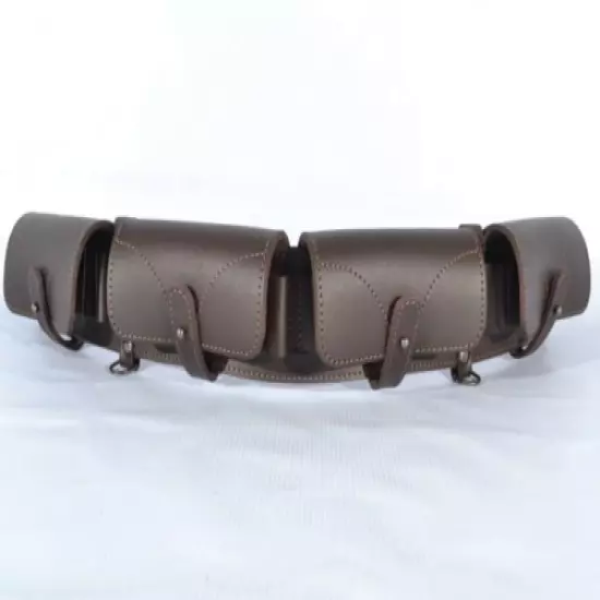 Quality Leather Cartridge Shotgun Shell Belt Holder Bandolier 24 R-s.16-12GA