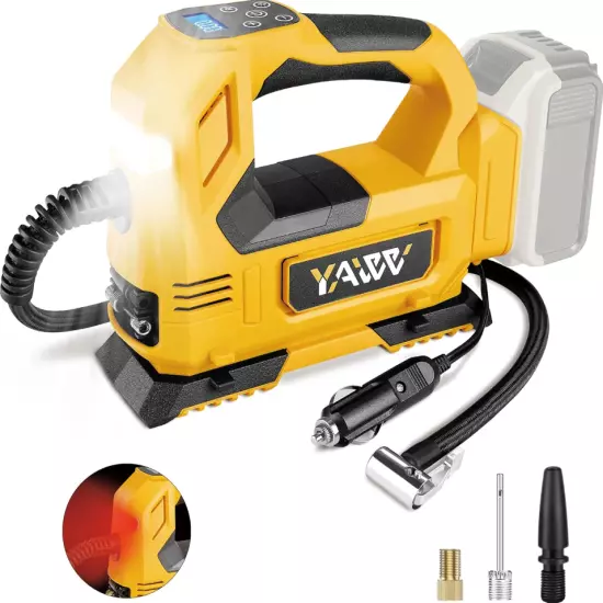 Cordless Tire Inflator Air Compressor for Dewalt 20V Max Battery, 160PSI Portabl