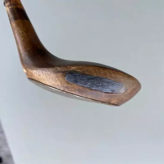 Antique Chas. Lombard Special Hickory Wood Golf Club Driver Charles Vintage