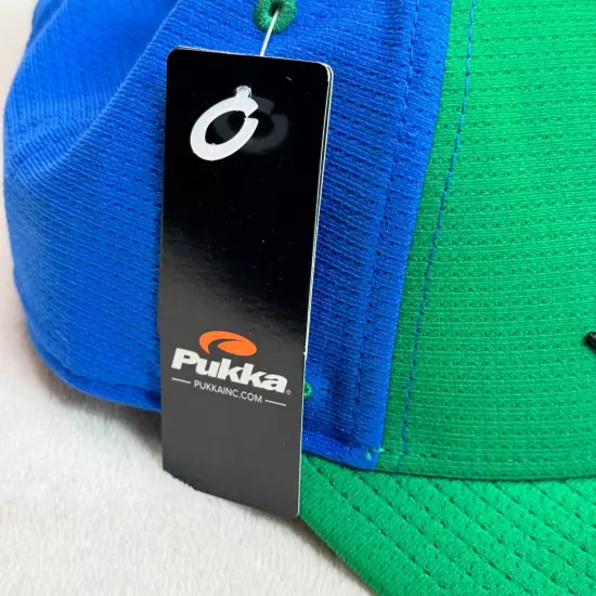 Pukka Baseball Cap Hat Firebirds Light of Christ Green Tech Fabric Sun Protect