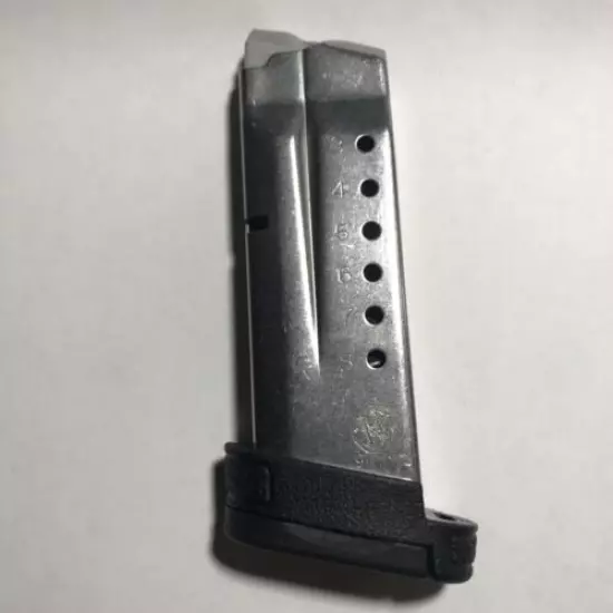 S&W Smith & Wesson M&P Factory 9mm caliber 8 round stainless magazine