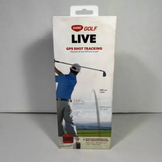 Game Golf Live GPS Shot Digital Tracking System Blue Tooth Enabled 