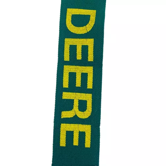 Vintage John Deere Suspenders Green Adjustable Elastic Logo