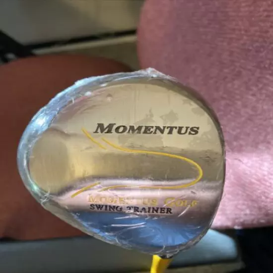 New Momentus Golf Swing Trainer Weighted Driver 36 oz Club Right Hand Grip Steel