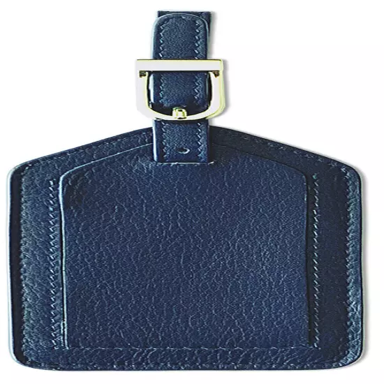 Genuine Top Grain Leather Luggage Tag