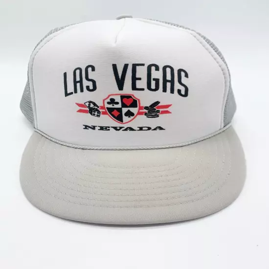 Vintage Las Vegas Nevade LAC Trucker Mesh Snapback Hat Cap