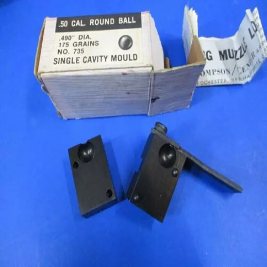  50 Caliber Single Cavity Round Ball Bullet Mold, Thompson Center Arms No. 735