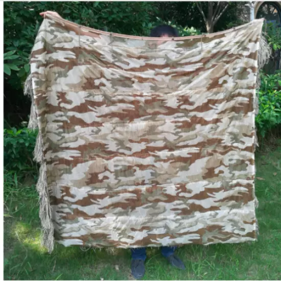 Camouflage Camo Net Hunting Hide Ghillie Army Military Dry Grass Hay 3D Blind 