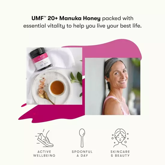 New Zealand Honey Co. Raw Manuka Honey UMF 20+ | MGO 829+, UMF Certified / 4.4oz