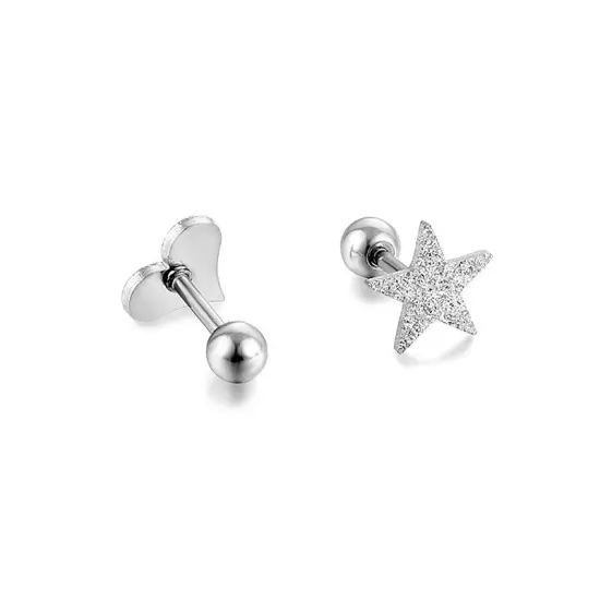 1Pcs Fashion Simple Ear Bone Nail Spiral Stud Earrings For Women Party Jewelry