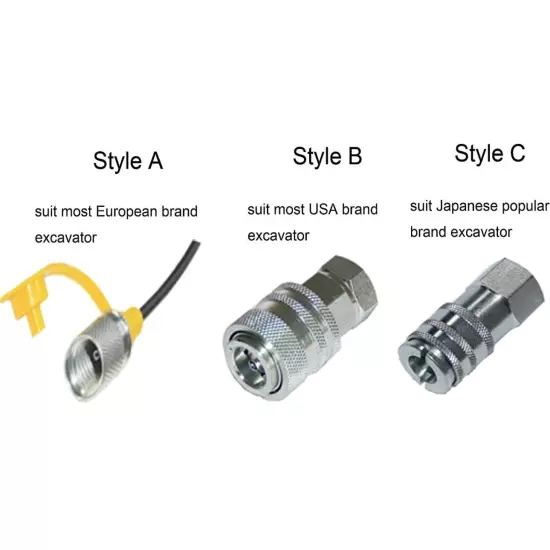 60P Hydraulic Pressure Test Kit with 5 Gauges 24 Couplings 3 Hoses for Excavator