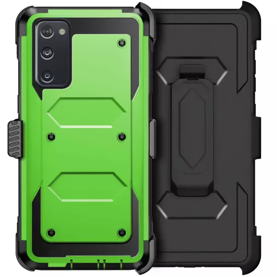 For Samsung Galaxy S20 FE 5G Shockproof Phone Case Cover w/ Belt Clip Holster