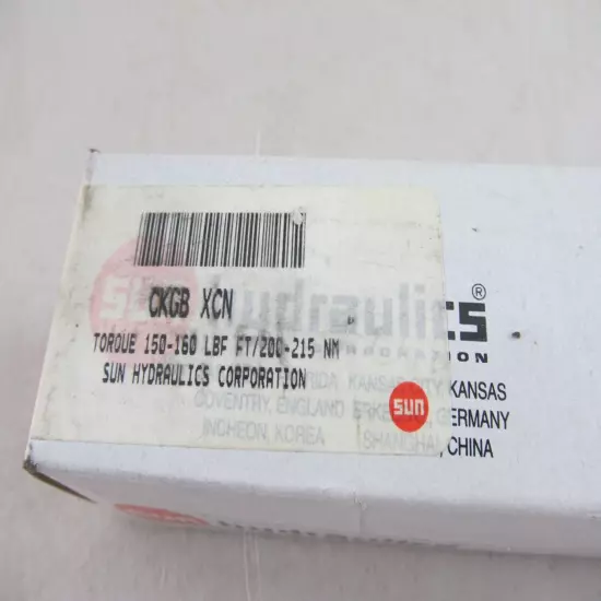 Sun Hydraulics CKGB-XCN New in Box