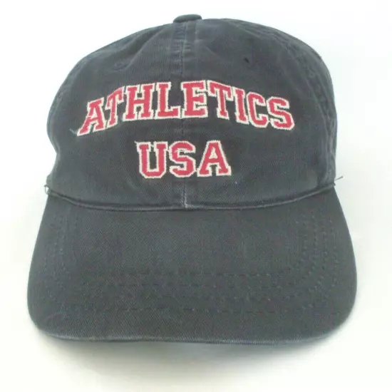 Distress Athletics USA Adjustable Leather Strap Adjustable Hat(By Blue Bird USA)