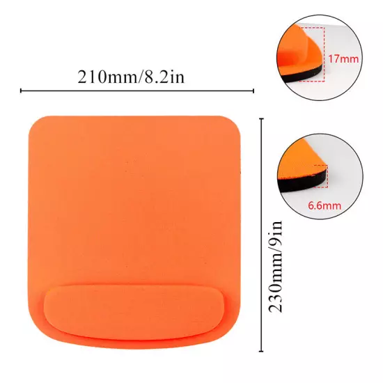 Mouse Pad EVA Wrist Pad Computer Mouse Wrist Pad Laptop Mat Support Anti-Slip US