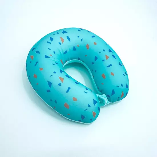 Micro Beads U Shaped Travel Neck Pillow Head Neck Cervical Sleep Support Cushion