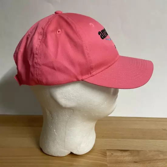 DFL4 AMAZON WAREHOUSE pink adjustable hat cap