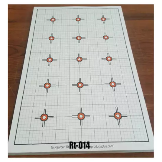 Paper targets, 13" x 17", 11" x 17", or 11" x 12.5" 500 Sheets per Pack