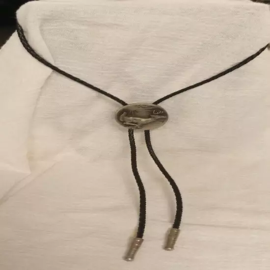 1987 SHIKIYOU BUCKLE CO. DEER BUCK BOLO TIE