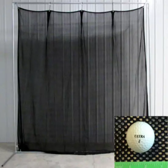 Golf Baffle Net Baseball Fielders Screen or Backstop 10' x10' Optional Frame Kit