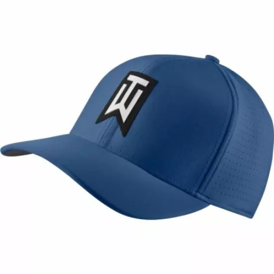 NEW! NIKE [L/X] TW Tiger Woods Classic99 Golf Hat/Cap-Gym Blue 892482-431