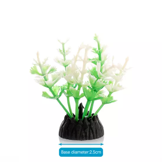 Aquarium Decorative Simulation Aquatic Plant Fish Tank Landscape Ornament Gra Sn