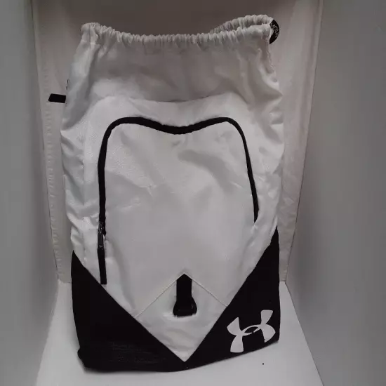 Under Armour String backpack Black and white