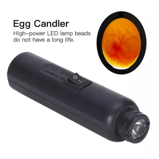 High Dual Power Egg Candler Tester Mains or Battery Operated