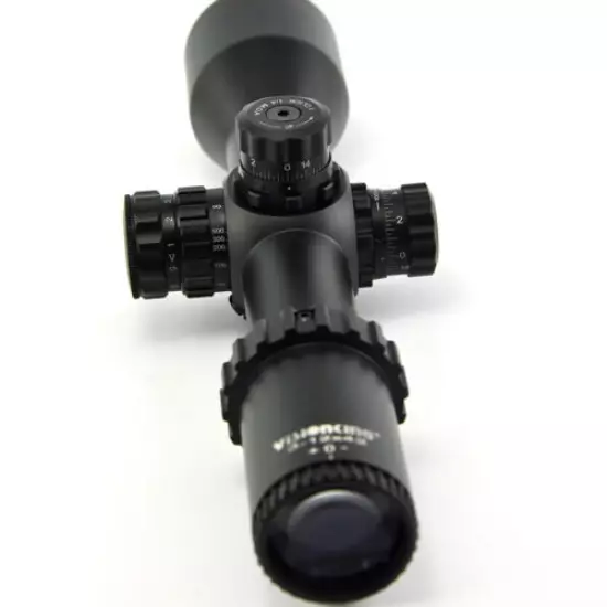 Visionking 3-12x42 FFP Rifle Scope Mil dot 30 mm Tube Shooting Sight Hunting