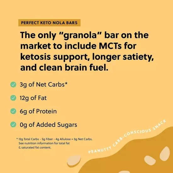 Nola Bars | Gluten-Free Keto Granola Bars with Zero Added Sugar | Enjoy a Che...