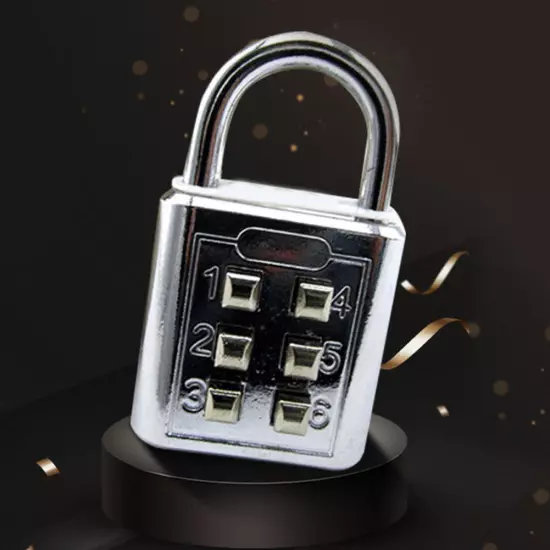 Anti-thieft Lock 6-Digit Key Combination Lock Code Smart Lock Code Keye D Zaq