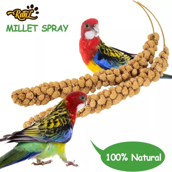 5Lbs Millet Spray for Birds, Sun Dried Spray Millet, Original Bird & Supplement