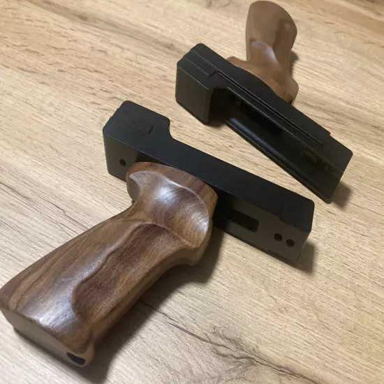 Retro Aluminum/Wood Grip for Diana Bandit, Chaser, Airbug, aka CP1 CP2 PP800