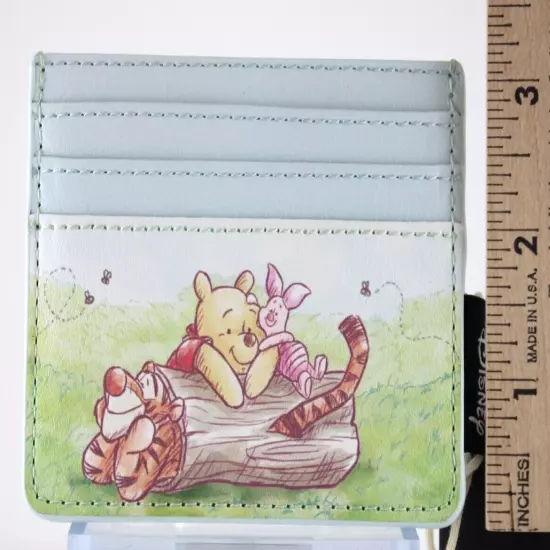 Loungefly Winnie The Pooh Tigger In Log Cardholder Eeyore Faux Leather New 2024